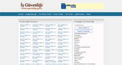 Desktop Screenshot of isguvenligi.gen.tr